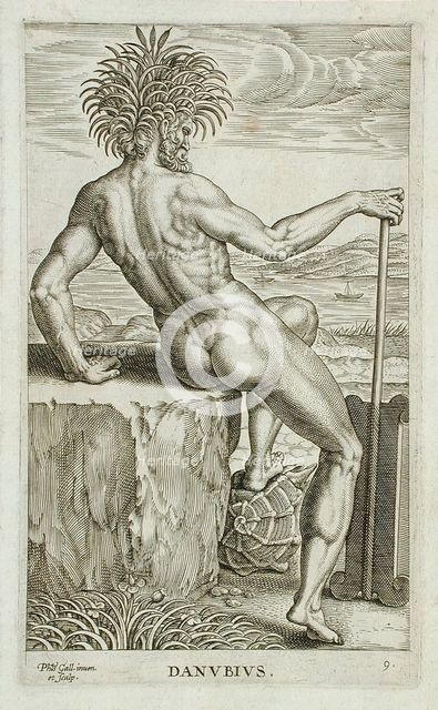 Danubius, 1586. Creator: Philip Galle.