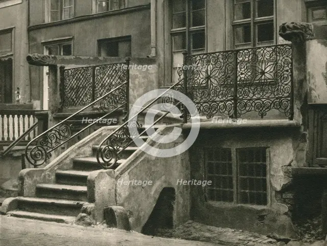'Danzig. Flight of steps in the Frauengasse', 1931. Artist: Kurt Hielscher.