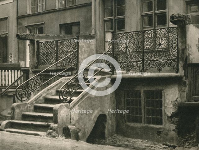 'Danzig. Flight of steps in the Frauengasse', 1931. Artist: Kurt Hielscher.