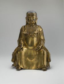Daoist God Zhenwu (Perfected Warrior), Supreme Emperor of the Dark Heaven, Ming dynasty..., 1439. Creator: Chen Yanqing