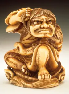 Daoist Immortal Riding Hat on Waves, Late 18th-early 19th century. Creator: Unknown