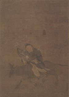 Daoist Riding Horned Animal. Creator: Tong Renyi