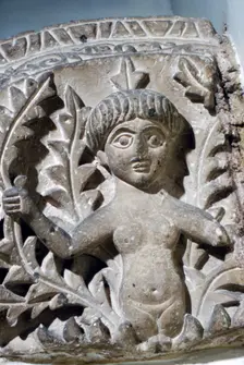 Daphne, Coptic carving, Ahnassia, Beni-Soueff, Egypt, 3rd century