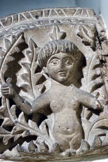 Daphne, Coptic carving, Ahnassia, Beni-Soueff, Egypt, 3rd century
