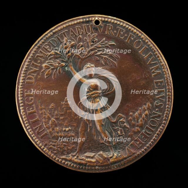 Daphne Transformed into a Laurel Tree [reverse], 1562-1566. Creator: Pietro Paolo Galeotti.