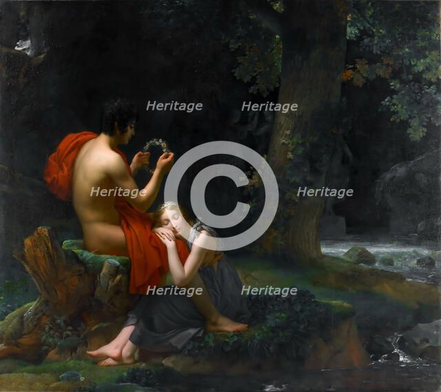 Daphnis and Chloë. Artist: Gérard, François Pascal Simon (1770-1837)