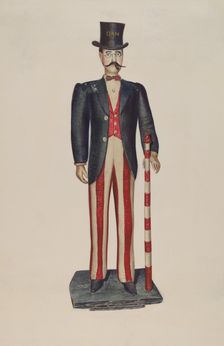 Dapper Dan Store Figure, 1937. Creator: Helen E. Gilman
