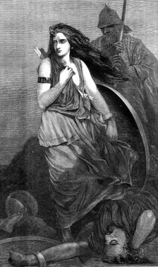 "Dar-Thula" by Henry Tidey, from the exhibition of the New Society of Painters in Water-Colours,1861 Creator: Smyth