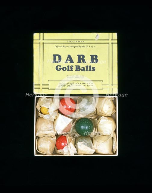 Darb Golf Balls. Creator: Unknown.
