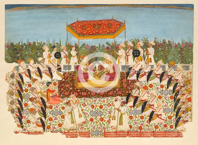 Darbar Mirza Maharai Lakhpatiji, 1750. Creator: Unknown.