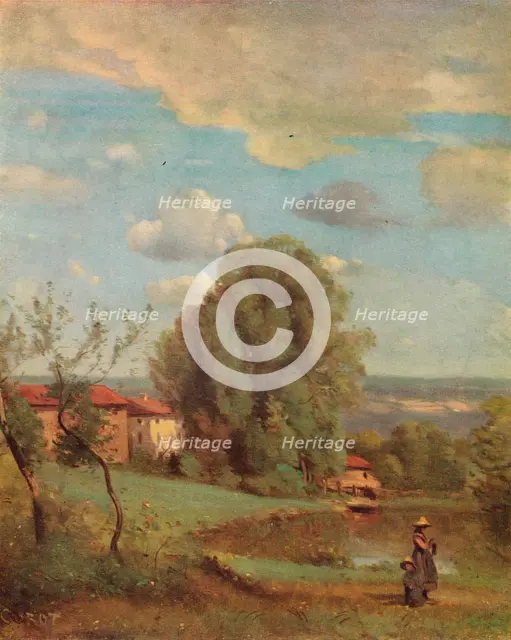 'Dardagny', c1855. Artist: Jean-Baptiste-Camille Corot.