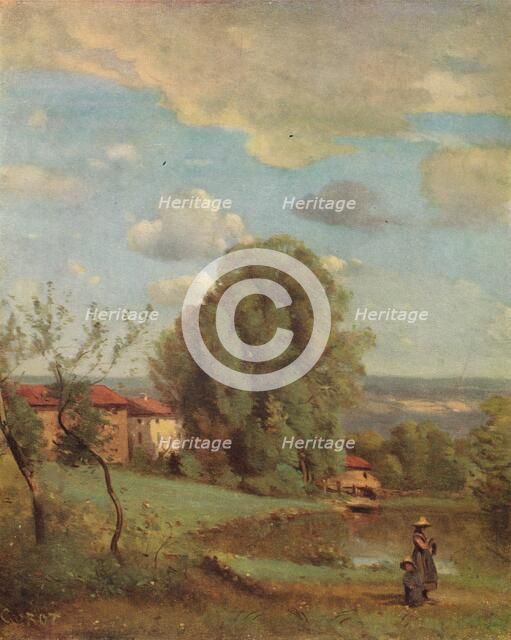 'Dardagny', c1855. Artist: Jean-Baptiste-Camille Corot.