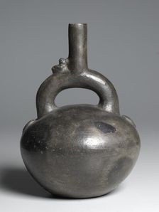 Darkware Vessel, Chimú style (900-1470). Creator: Unknown