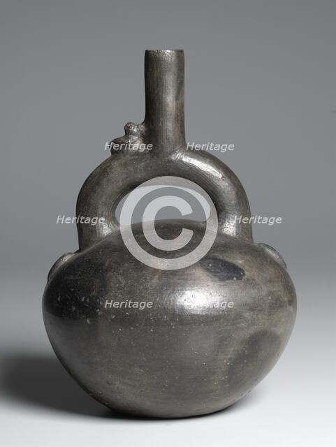 Darkware Vessel, Chimú style (900-1470). Creator: Unknown.