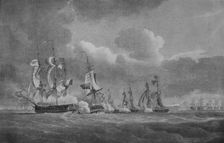 Daring Action of Lord Cochrane c1807. Artist: Nicholas Pocock