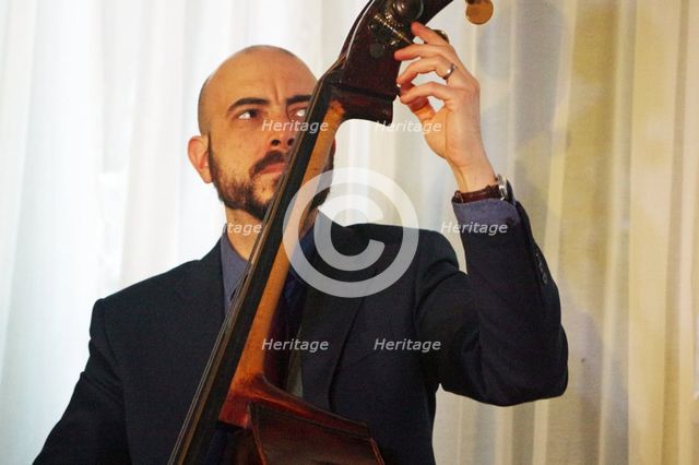 Dario Di Lecce, Scott Hamiltpn Quartet, Watermill Jazz Club, Dorking, Surrey, 2022. Creator: Brian O'Connor.