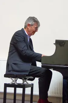 Darius Brubeck, Darius Brubeck Quartet, NJA Fundraiser, Loughton Methodist Church, Essex, Sep 2021. Creator: Brian O'Connor