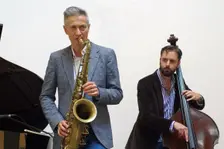 Darius Brubeck Quartet, NJA Fundraiser, Loughton Methodist Church, Essex, Sep 2021. Creator: Brian O'Connor