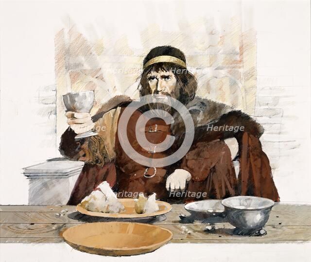 'Dark Age Cornish King'. Artist: Ivan Lapper.