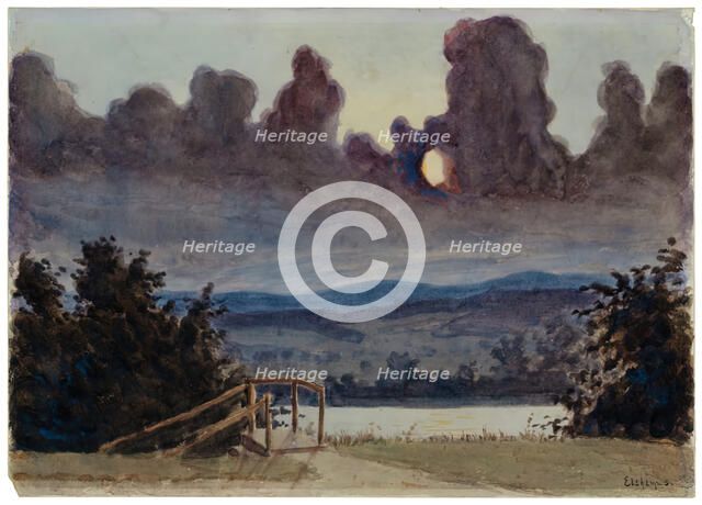Dark Clouds, c. 1901. Creator: Louis Michel Eilshemius.