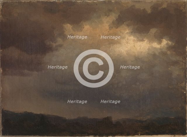 Dark Sky, rehearsal, 1854. Creator: Werner Holmberg.