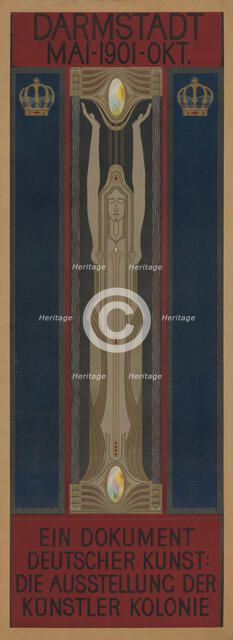 Darmstadt. A document of German art. The exhibition of the artists' colony, 1901. Creator: Behrens, Peter (1868-1940).