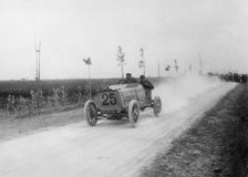 Darracq, Barras at 1904 Ostend Speed Trials. Creator: Unknown