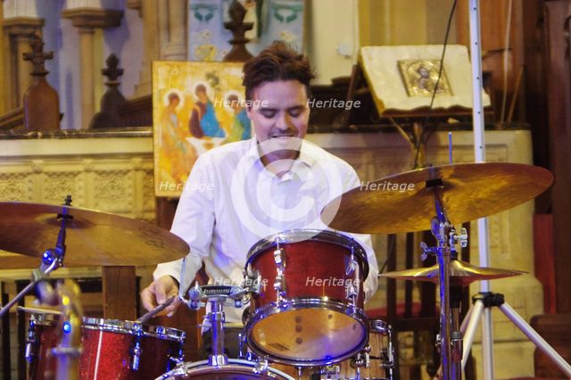 Darren Beckett, Eastbourne Jazz Festival, Eastbourne, 20 Sept 2018. Creator: Brian O'Connor.