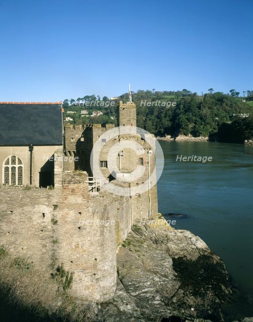 Dartmouth Castle, Devon, 1994. Artist: J Bailey