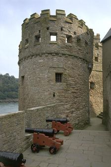 Dartmouth Castle, Devon, 1999. Artist: J Richards