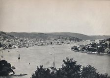 Dartmouth - General View, Showing the Britannia Floating Naval College 1895