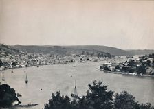 Dartmouth - General View, Showing the Britannia Floating Naval College 1895