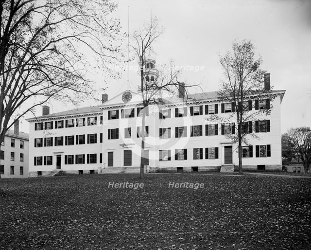 Dartmouth Hall, Dartmouth College, ca 1900. Creator: Unknown.