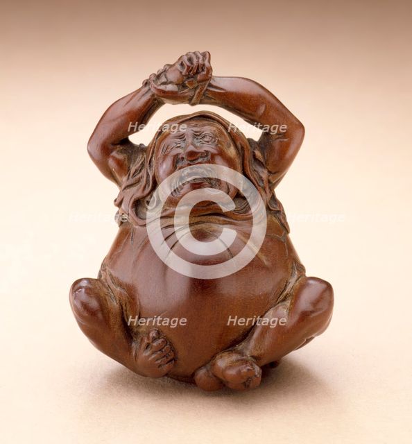 Daruma, First Patriarch of Zen, Late 18th-early 19th century. Creator: Tanaka Minko.