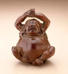 Daruma, First Patriarch of Zen, Late 18th-early 19th century. Creator: Tanaka Minko