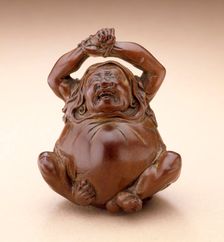 Daruma, First Patriarch of Zen, Late 18th-early 19th century. Creator: Tanaka Minko