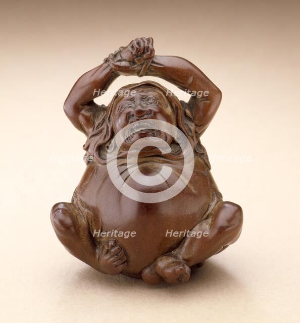 Daruma, First Patriarch of Zen, Late 18th-early 19th century. Creator: Tanaka Minko.