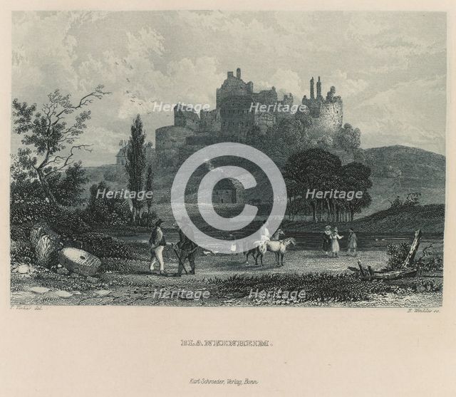 Das Malerische und Romantische Rheinland: Blankenheim, 1928. Creator: Henry Winkles (British, 1801-1900); Kurt Schroeder.