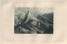 Das Malerische und Romantische Rheinland: Schloss Altenahr, 1928. Creator: Henry Winkles (British, 1801-1900); Kurt Schroeder