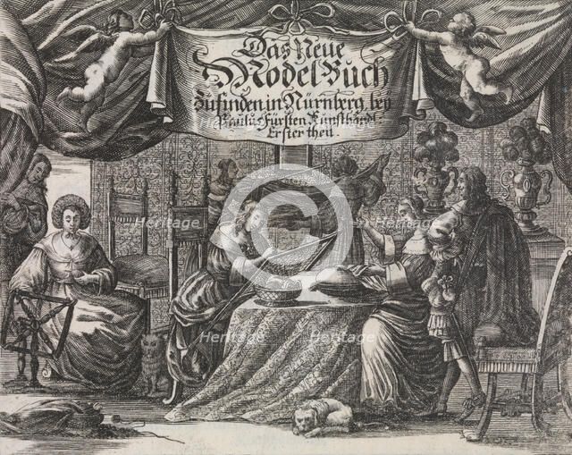 Das Neüe Modelbuch. . .Erster Theil, ca. 1660. Creator: Rosina Helena Fürst.