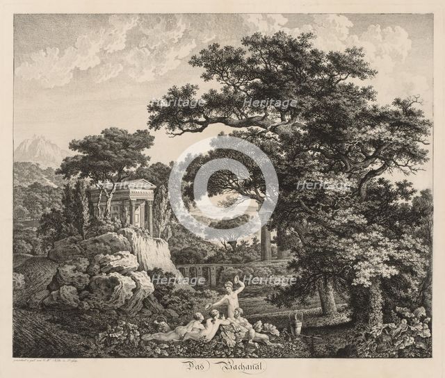 Das Bachanal. Creator: Carl Wilhelm I Kolbe (German, 1757-1835).