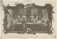 Das Billardspielen (Billiard Players), 1756. Creator: Johann Esaias Nilson