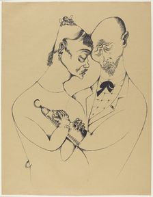 Das Ehepaar (The Married Couple), 1920. Creator: Heinrich Hoerle