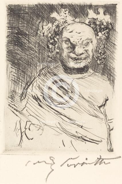 Das Gastmahl des Trimalchio: pl. I (The Banquet of Trimalchio: pl. I), 1919. Creator: Lovis Corinth.