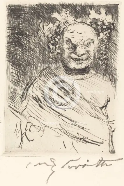 Das Gastmahl des Trimalchio: pl. I (The Banquet of Trimalchio: pl. I), 1919. Creator: Lovis Corinth.