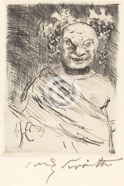Das Gastmahl des Trimalchio: pl. I (The Banquet of Trimalchio: pl. I), 1919. Creator: Lovis Corinth.