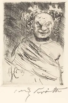 Das Gastmahl des Trimalchio: pl. I (The Banquet of Trimalchio: pl. I), 1919. Creator: Lovis Corinth
