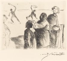 Das Gastmahl des Trimalchio: pl. II (The Banquet of Trimalchio: pl. II), 1919. Creator: Lovis Corinth