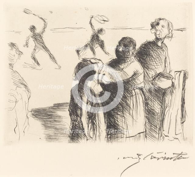 Das Gastmahl des Trimalchio: pl. II (The Banquet of Trimalchio: pl. II), 1919. Creator: Lovis Corinth.