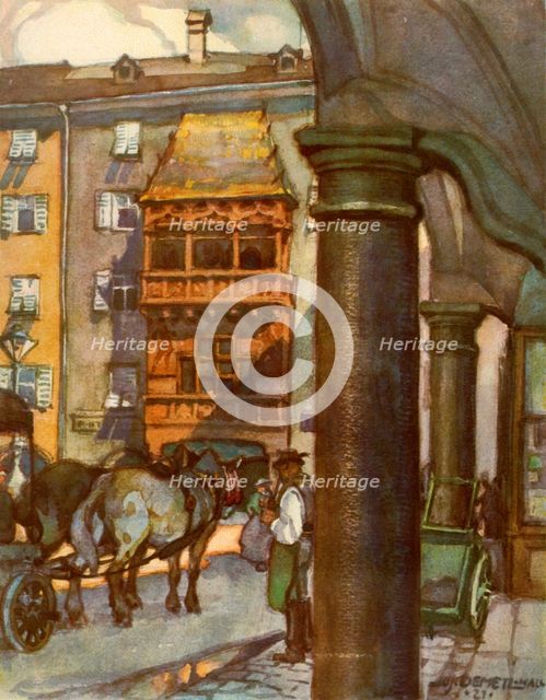 'Das Goldene Dachl', (Golden Roof), c1929. Creator: Unknown.